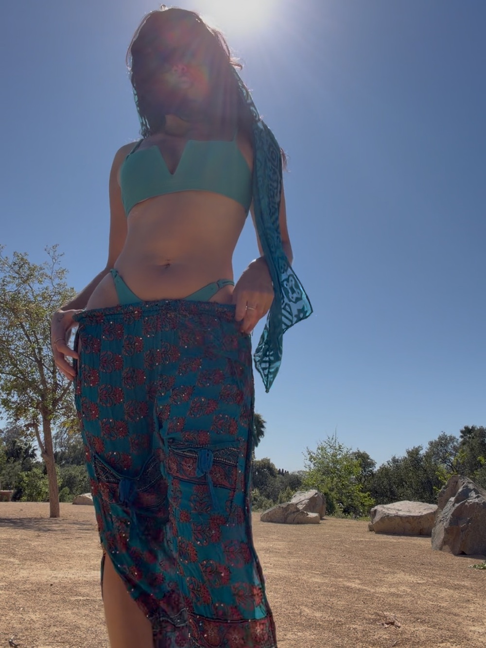 Indian Silk sari yoga pants